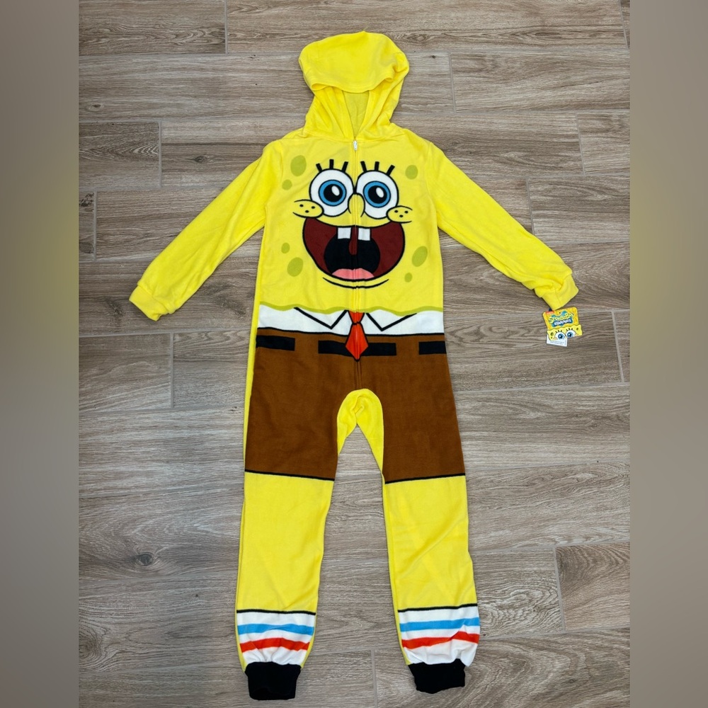 SpongeBob SquarePants Yellow Character Hoodie Size 8 M